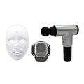 Total Wellness Recovery Bundle – Massage Gun, Red Light Therapy Mask & Hot/Cold Therapy Cube