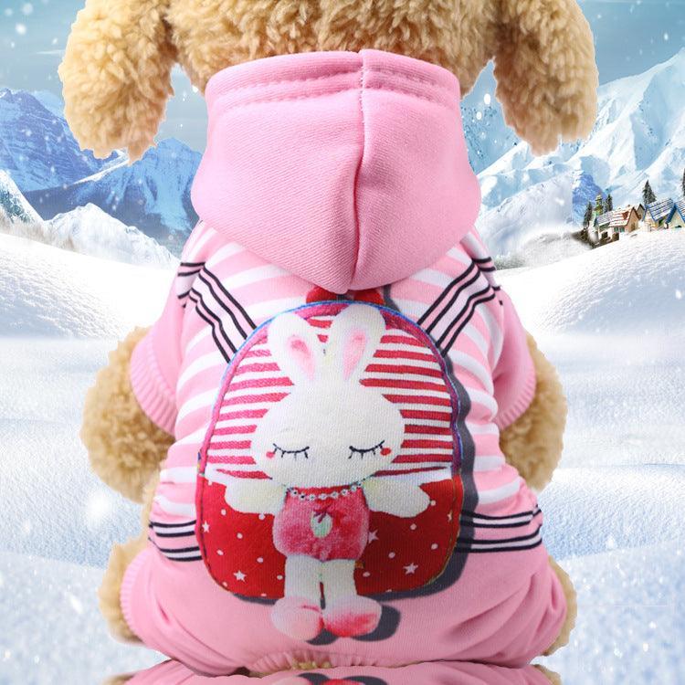 Cozy Canine Couture: Stylish Four-Legged Button-Up Pet Clothes