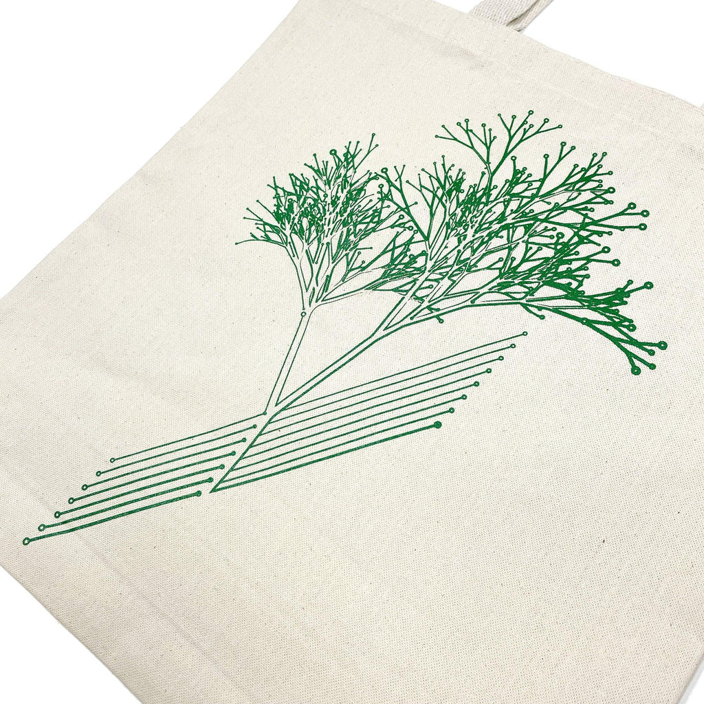 Circuit Tree Canvas Tote Bag