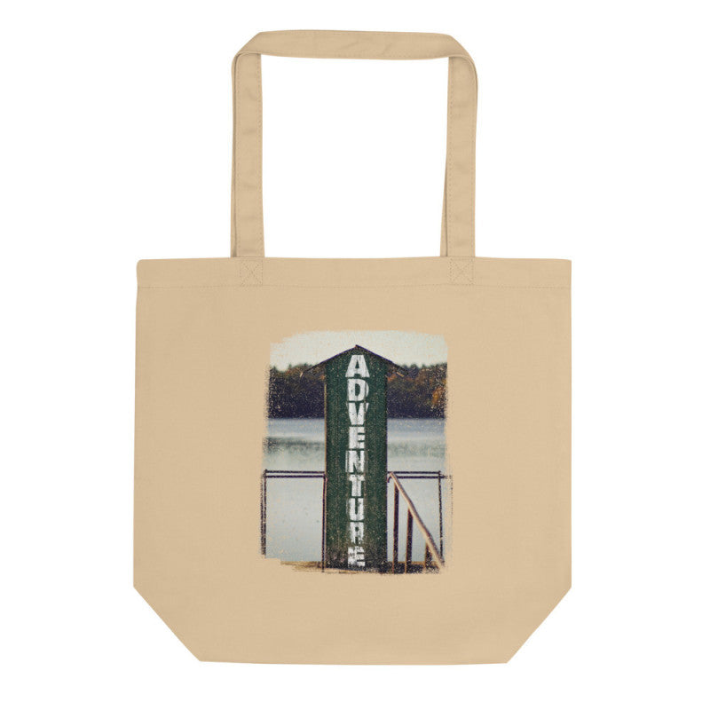 Vintage Adventure Organic Tote Bag
